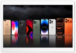 iPhone TimeLine 4K UHD Wallpaper for Widescreen and UltraWide Desktop, UltraHD TV, Smartphone, Tablet
