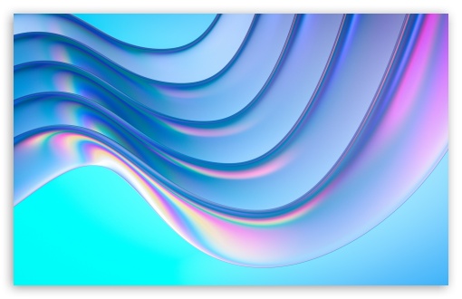 Iridescent Fluid Waves in Blue and Purple UltraHD Wallpaper for UHD 16:9 ; HD 16:9 ; UltraWide 21:9 24:10 32:9 32:10 ; Widescreen 16:10 ; Tablet 1:1 ; Mobile 9:16 9:19.5 9:20 ; Dual 16:10 16:9 ;