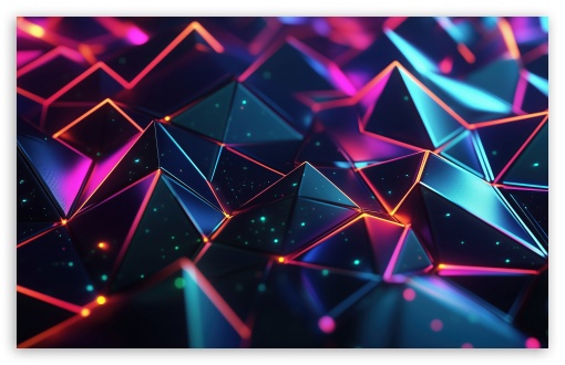 Iridescent Polygon Art UltraHD Wallpaper for UHD 16:9 ; HD 16:9 ; UltraWide 21:9 24:10 32:9 32:10 ; Widescreen 16:10 5:3 ; Fullscreen 4:3 5:4 3:2 ; Tablet 1:1 ; Mobile 9:16 9:19.5 9:20 9:21 9:22 10:16 2:3 3:5 3:4 ; Dual 16:10 5:3 16:9 4:3 5:4 3:2 ;