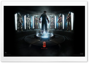 Iron Man 3 - The Generation of Suits Ultra HD Wallpaper for 4K UHD Widescreen desktop, tablet & smartphone