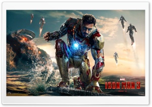 Iron Man 3 Movie Wide Ultra HD Wallpaper for 4K UHD Widescreen Desktop, Lockscreen, Screensaver, TV, Tablet, Smartphone