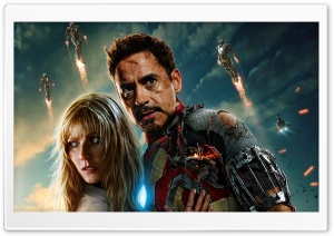 Iron Man 3 Tony Stark And Pepper Potts Ultra HD Wallpaper for 4K UHD Widescreen desktop, tablet & smartphone