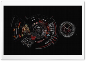 Iron Man Suit Diagnostic Ultra HD Wallpaper for 4K UHD Widescreen desktop, tablet & smartphone