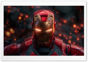 Iron Man Superhero Close Up Ultra HD Wallpaper for 4K UHD Widescreen Desktop, Lockscreen, Screensaver, TV, Tablet, Smartphone