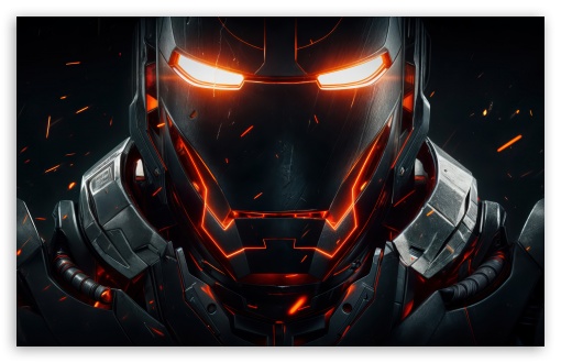 Iron Man's eyes Glowing in the Dark UltraHD Wallpaper for UHD 16:9 ; HD 16:9 ; UltraWide 21:9 24:10 ; Widescreen 16:10 5:3 ; Fullscreen 4:3 5:4 3:2 ; Tablet 1:1 ; Mobile 3:4 ;