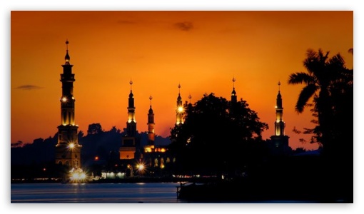 Islamic Centre of Samarinda UltraHD Wallpaper for Mobile 3:5 3:4 - ;