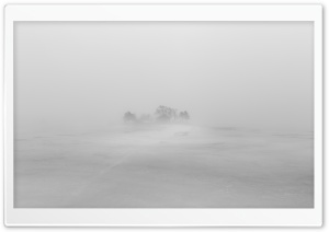 Island, Frozen Water, Fog, Winter Ultra HD Wallpaper for 4K UHD Widescreen desktop, tablet & smartphone