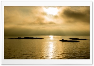 Islands Silhouette, Sunset Ultra HD Wallpaper for 4K UHD Widescreen desktop, tablet & smartphone