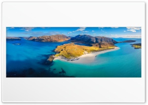 Isle of Harris Golden Coast 4K UHD Wallpaper for Widescreen and UltraWide Desktop, UltraHD TV, Smartphone, Tablet