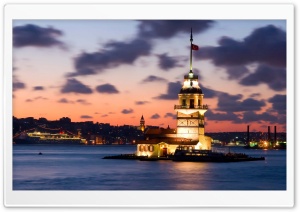 istanbul  kz kulesi Ultra HD Wallpaper for 4K UHD Widescreen desktop, tablet & smartphone