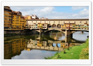Italy Bridges Toscana Firenze Ponte Vecchio Ultra HD Wallpaper for 4K UHD Widescreen desktop, tablet & smartphone