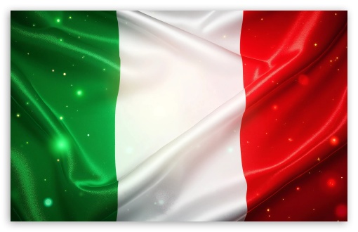 Italy Silk Flag UltraHD Wallpaper for Widescreen 16:10 ;