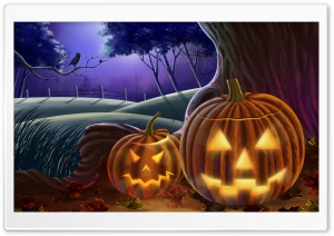 Jack O The Lanterns Ultra HD Wallpaper for 4K UHD Widescreen desktop, tablet & smartphone