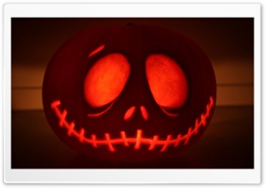 Jack Skellington Pumpkin Ultra HD Wallpaper for 4K UHD Widescreen desktop, tablet & smartphone