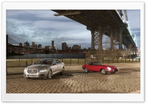 Jaguar XJ and E-type Ultra HD Wallpaper for 4K UHD Widescreen desktop, tablet & smartphone