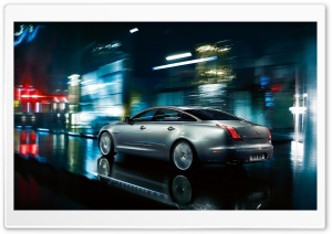 Jaguar XJ Gray Ultra HD Wallpaper for 4K UHD Widescreen desktop, tablet & smartphone