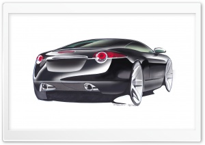Jaguar XK Sketch Ultra HD Wallpaper for 4K UHD Widescreen desktop, tablet & smartphone