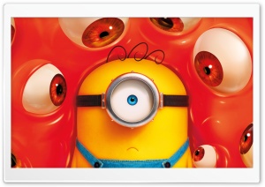James in Minions and Monsters 2026 Movie 4K UHD Wallpaper for Widescreen and UltraWide Desktop, UltraHD TV, Smartphone, Tablet