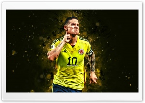 James Rodriguez - Colombia 4K UHD Wallpaper for Widescreen and UltraWide Desktop, UltraHD TV, Smartphone, Tablet