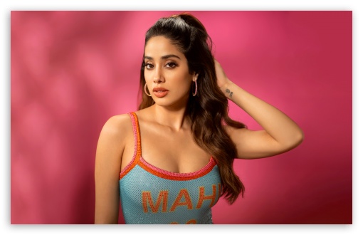 Janhvi Kapoor, Indian actress, Celebrity, Pink Background UltraHD Wallpaper for UHD 16:9 ; HD 16:9 ; UltraWide 21:9 24:10 ; Widescreen 16:10 5:3 ; Fullscreen 4:3 5:4 3:2 ; Tablet 1:1 ; Mobile 9:16 9:19.5 9:20 9:21 9:22 10:16 2:3 3:5 3:4 ;