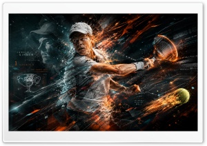 Jannik Sinner 4K UHD Wallpaper for Widescreen and UltraWide Desktop, UltraHD TV, Smartphone, Tablet