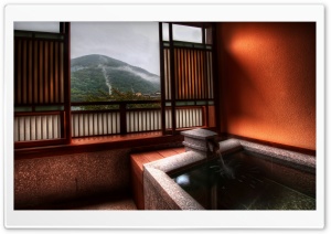Japanese Bathroom Ultra HD Wallpaper for 4K UHD Widescreen desktop, tablet & smartphone