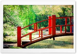 Japanese Garden Bridge Ultra HD Wallpaper for 4K UHD Widescreen desktop, tablet & smartphone