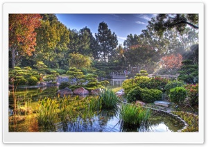 Japanese Garden HDR Ultra HD Wallpaper for 4K UHD Widescreen desktop, tablet & smartphone