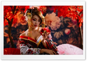 Japanese Woman Ultra HD Wallpaper for 4K UHD Widescreen desktop, tablet & smartphone