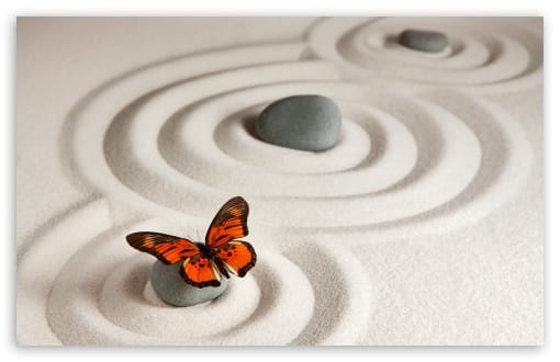 Japanese Zen Garden Sand Circles UltraHD Wallpaper for UHD 16:9 ; HD 16:9 ; UltraWide 21:9 24:10 32:9 32:10 ; Widescreen 16:10 ; Tablet 1:1 ; Dual 16:10 16:9 ;
