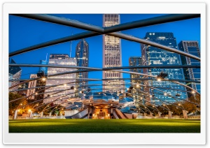 Jay Pritzker Pavilion, Chicago Ultra HD Wallpaper for 4K UHD Widescreen desktop, tablet & smartphone
