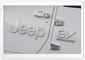 Jeep EV Badge Ultra HD Wallpaper for 4K UHD Widescreen desktop, tablet & smartphone