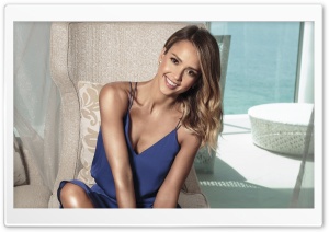 Jessica Alba Smiling 4K UHD Wallpaper for Widescreen and UltraWide Desktop, UltraHD TV, Smartphone, Tablet