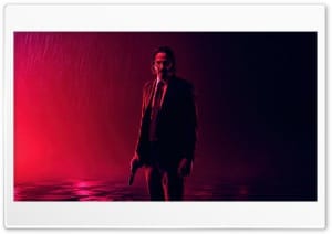John Wick in the Rain 4K UHD Wallpaper for Widescreen and UltraWide Desktop, UltraHD TV, Smartphone, Tablet