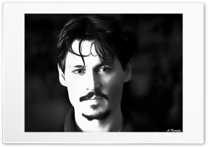 johnny depp airbrush Ultra HD Wallpaper for 4K UHD Widescreen Desktop, Lockscreen, Screensaver, TV, Tablet, Smartphone