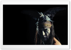 Johnny Depp as Tonto - The Lone Ranger Movie 2013 Ultra HD Wallpaper for 4K UHD Widescreen desktop, tablet & smartphone