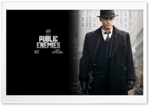 Johnny Depp Public Enemies Ultra HD Wallpaper for 4K UHD Widescreen desktop, tablet & smartphone