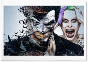 Joker 4K UHD Wallpaper for Widescreen and UltraWide Desktop, UltraHD TV, Smartphone, Tablet