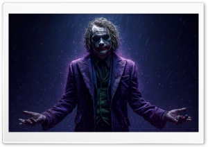 Joker Ghost In Dark 4K UHD Wallpaper for Widescreen and UltraWide Desktop, UltraHD TV, Smartphone, Tablet
