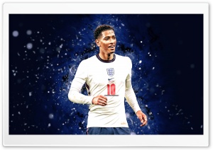 Jude Bellingham - England 4K UHD Wallpaper for Widescreen and UltraWide Desktop, UltraHD TV, Smartphone, Tablet