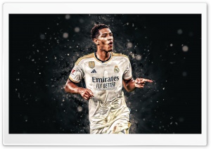 Jude Bellingham - Real Madrid CF 4K UHD Wallpaper for Widescreen and UltraWide Desktop, UltraHD TV, Smartphone, Tablet