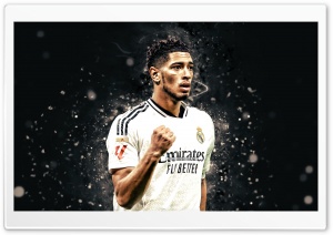 Jude Bellingham - Real Madrid CF 4K UHD Wallpaper for Widescreen and UltraWide Desktop, UltraHD TV, Smartphone, Tablet