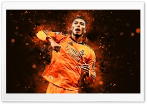 Jude Bellingham - Real Madrid CF 4K UHD Wallpaper for Widescreen and UltraWide Desktop, UltraHD TV, Smartphone, Tablet