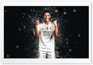 Jude Bellingham - Real Madrid CF 4K UHD Wallpaper for Widescreen and UltraWide Desktop, UltraHD TV, Smartphone, Tablet