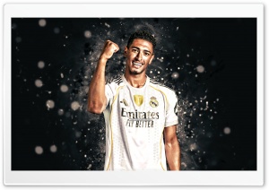 Jude Bellingham - Real Madrid CF 4K UHD Wallpaper for Widescreen and UltraWide Desktop, UltraHD TV, Smartphone, Tablet