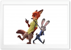 Judy Hopps and Nick Wilde From Zootopia 2 Movie 4K UHD Wallpaper for Widescreen and UltraWide Desktop, UltraHD TV, Smartphone, Tablet
