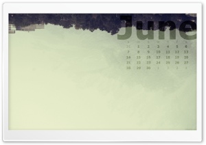June Calendar Ultra HD Wallpaper for 4K UHD Widescreen desktop, tablet & smartphone
