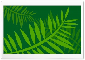 Jungle Leaves Vector Art Ultra HD Wallpaper for 4K UHD Widescreen desktop, tablet & smartphone