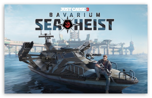 Just Cause 3 Bavarium Sea Heist UltraHD Wallpaper for 8K UHD TV 16:9 Ultra High Definition 2160p 1440p 1080p 900p 720p ; Widescreen 16:10 5:3 WHXGA WQXGA WUXGA WXGA WGA ; Fullscreen 3:2 DVGA HVGA HQVGA ( Apple PowerBook G4 iPhone 4 3G 3GS iPod Touch ) ;