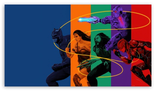 Justice League Heroes Alive UltraHD Wallpaper for UHD 16:9 ; HD 16:9 ;